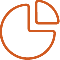 Orange Pie chart
